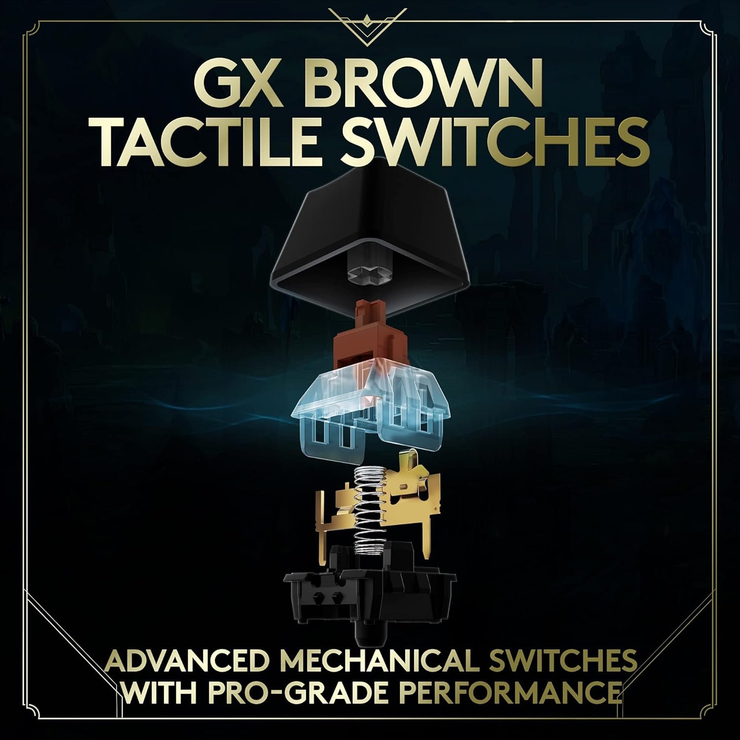 Logitech G PRO Mechanical Gaming Keyboard - Ultra-Portable Tenkeyless Design, Detachable USB Cable, LIGHTSYNC RGB Backlit Keys, Official League of Legends Edition - Image 4