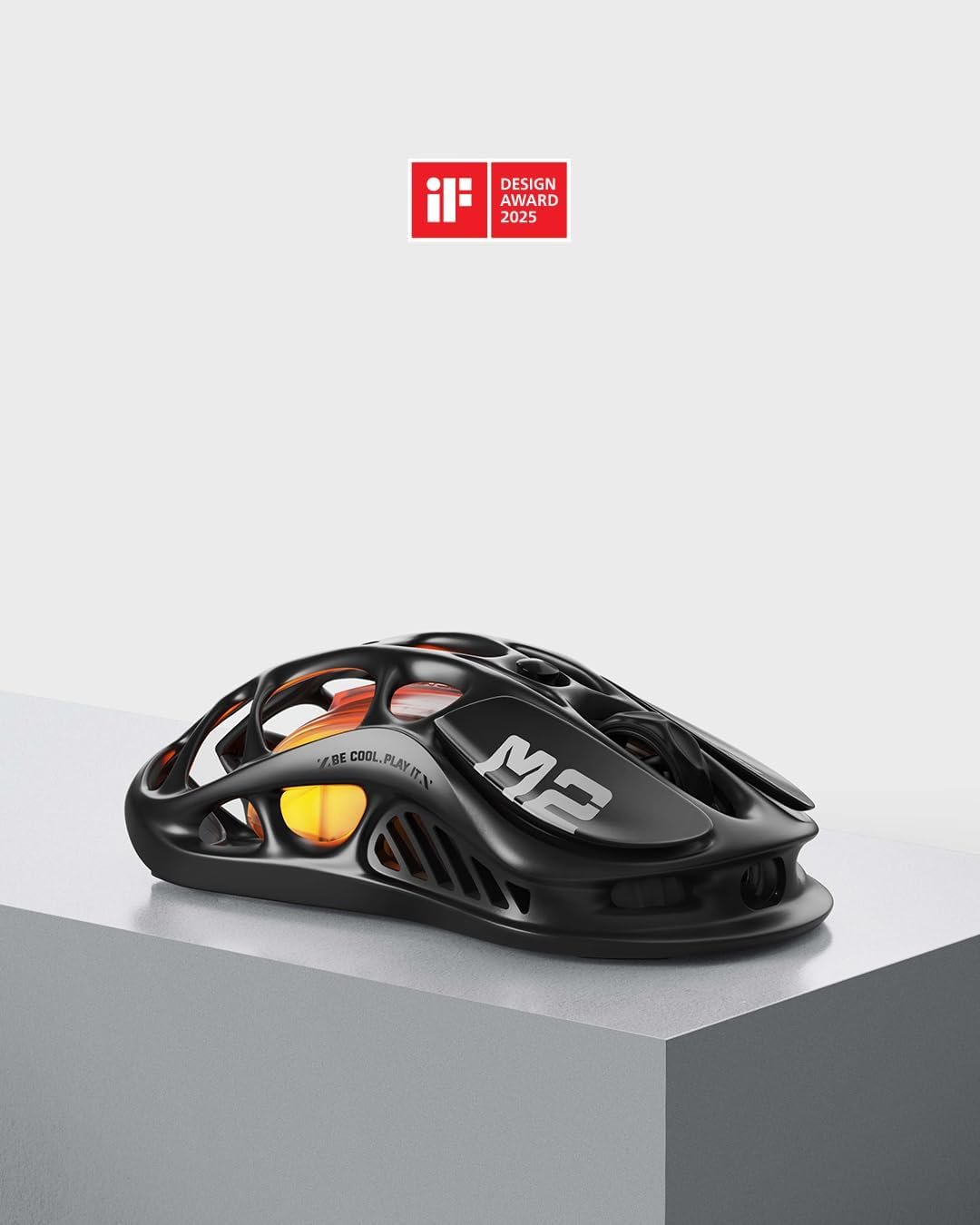 GravaStar Mercury M2 Wireless Gaming Mouse with 26,000 DPI, PAW3395DM Sensor -79g Lightweight Hollowed-Out Design -5 Programmable Buttons -5 Dynamic Lightsync RGB - Stealth Black - Image 9