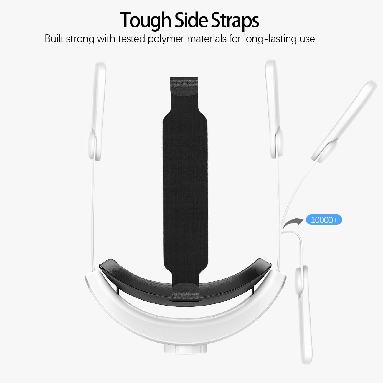Head Strap for Meta Quest 2 VR Headset Elite Strap Adjustable Soft Cushion Headstrap Oculus Quest 2 Replacement for Virtual Reality - Image 6
