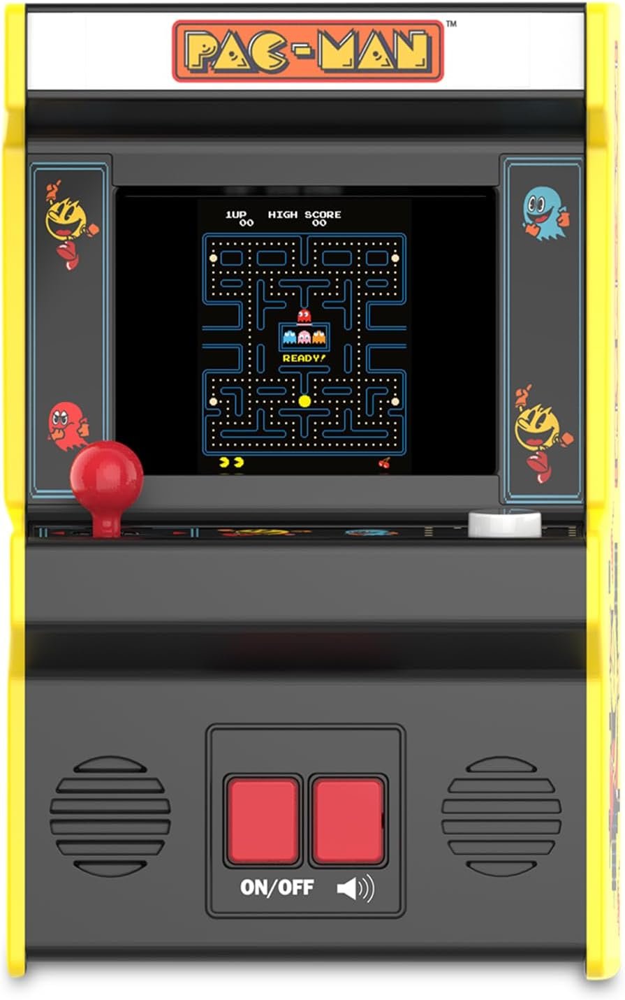 Arcade Classics Pac-Man - Retro Mini Arcade Game, Full Color Screen, Classic Handheld Electronic Game Console, 90s Toy, Great Gift for Kids 8+ - Image 3