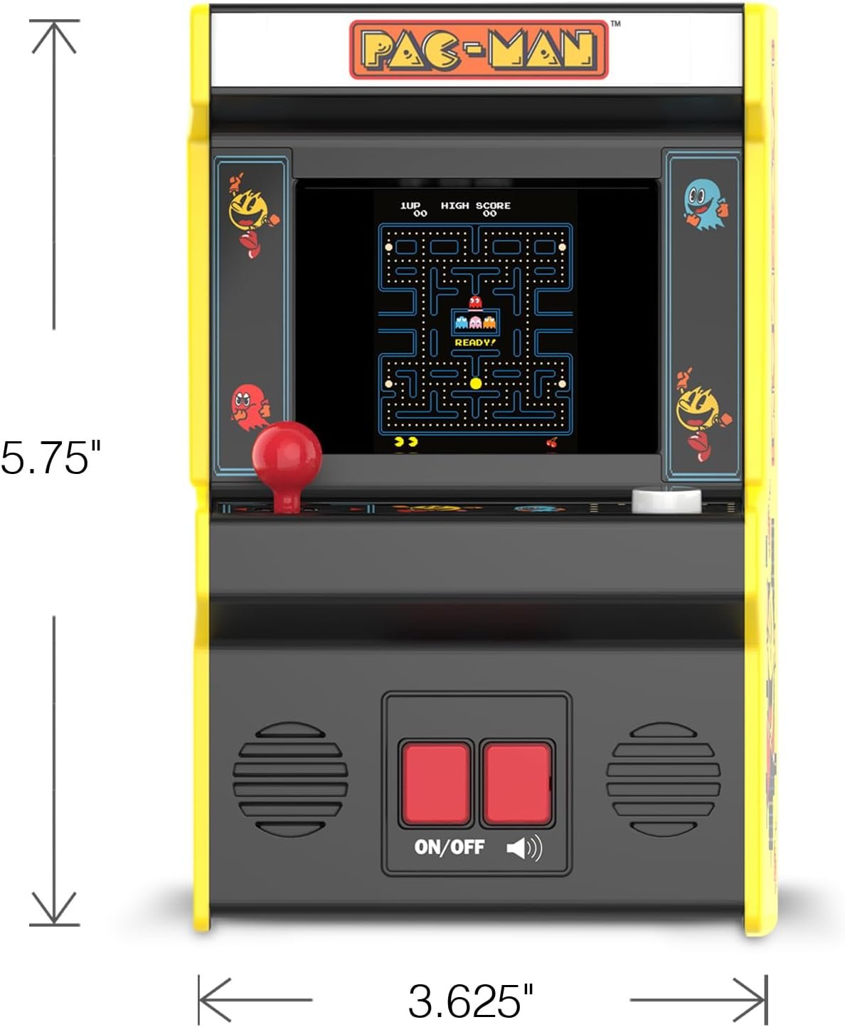 Arcade Classics Pac-Man - Retro Mini Arcade Game, Full Color Screen, Classic Handheld Electronic Game Console, 90s Toy, Great Gift for Kids 8+ - Image 8