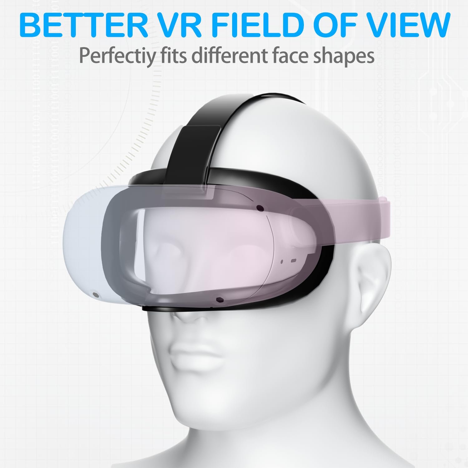 Oculus Quest 2 Face Pad Replacement,VR Accessories for Meta Quest 2, Compatible with Oculus Quest 2 Original Spacer - Image 7