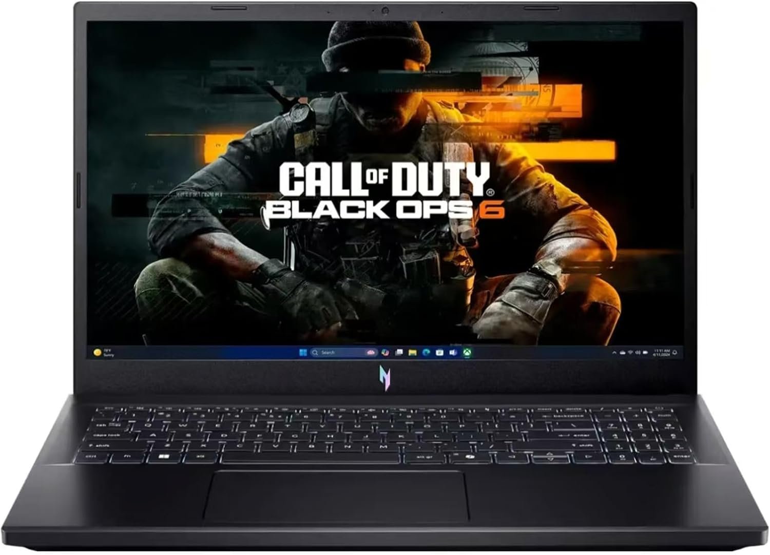 acer Nitro V Gaming Laptop, 15.6" FHD IPS Display, 144Hz, AMD Ryzen 5 7535HS, 6 Cores, GeForce RTX 4050, 16GB DDR5, 512GB SSD, Obsidian Black, Windows 11, BK, Laptop Bag, TWE Mouse Pad & Mouse - Image 2