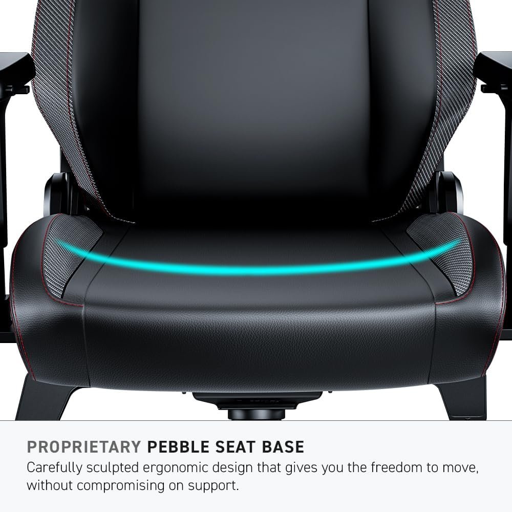 Secretlab Titan Evo Lite in Charcoal Blue SoftWeave Gaming Chair - Reclining - Ergonomic & Heavy Duty Computer Chair with 4D Armrests & Lumbar Support - Dark Grey & Blue - Image 8