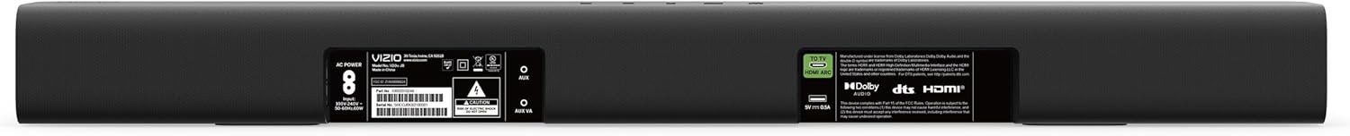 VIZIO V-Series 2.0 Compact Sound Bar with Dolby Audio, DTS:X, Bluetooth V20x-J8 - Image 9