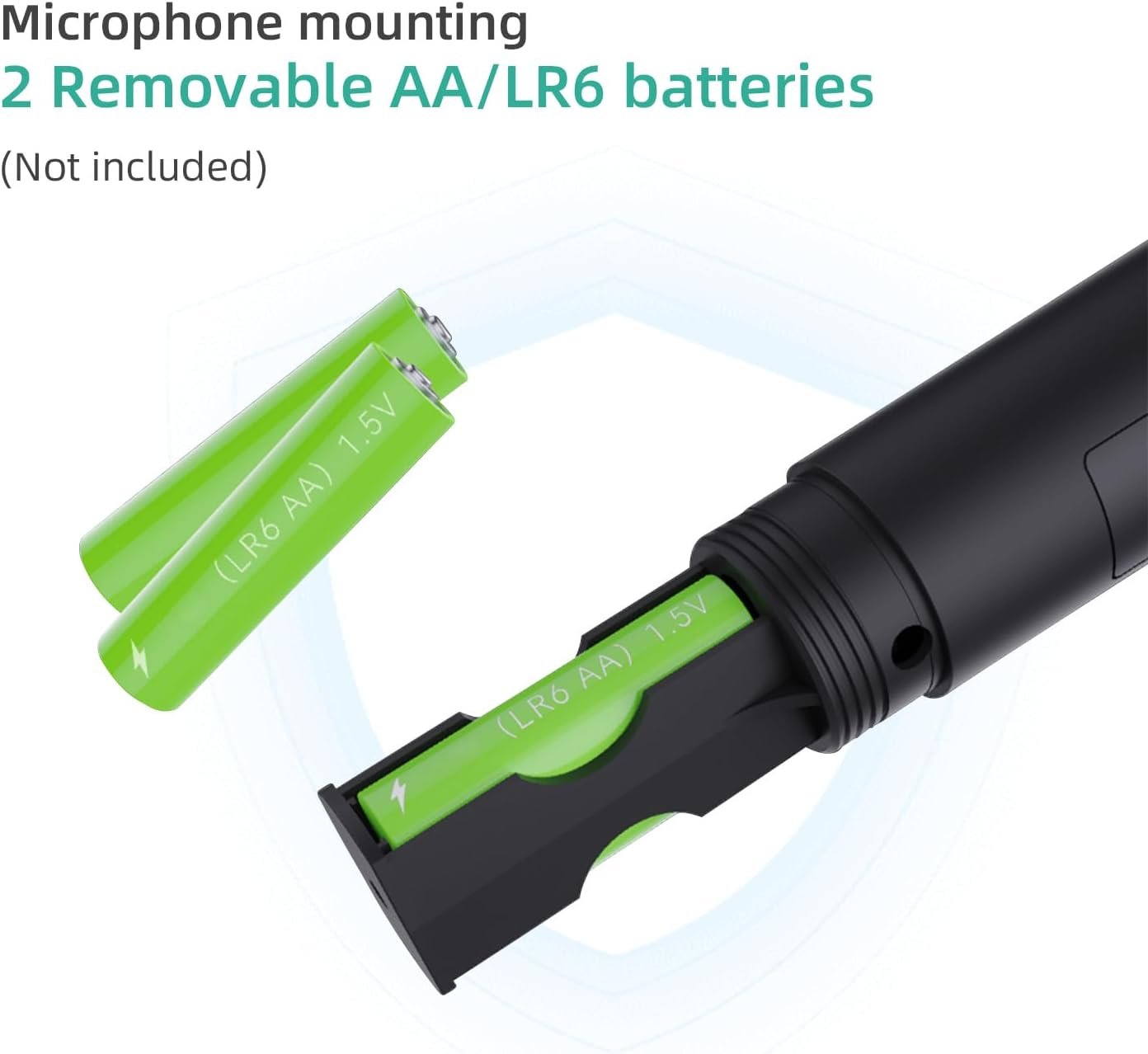 Mcbazel 2 Pack Wireless USB Gaming Microphone Compatible with Xbox Series X/S, PS5, Switch OLED, NS Switch, PC, PS4, PS3, PS2, Xbox One X/S, Xbox One, Xbox 360, Wii - Image 8