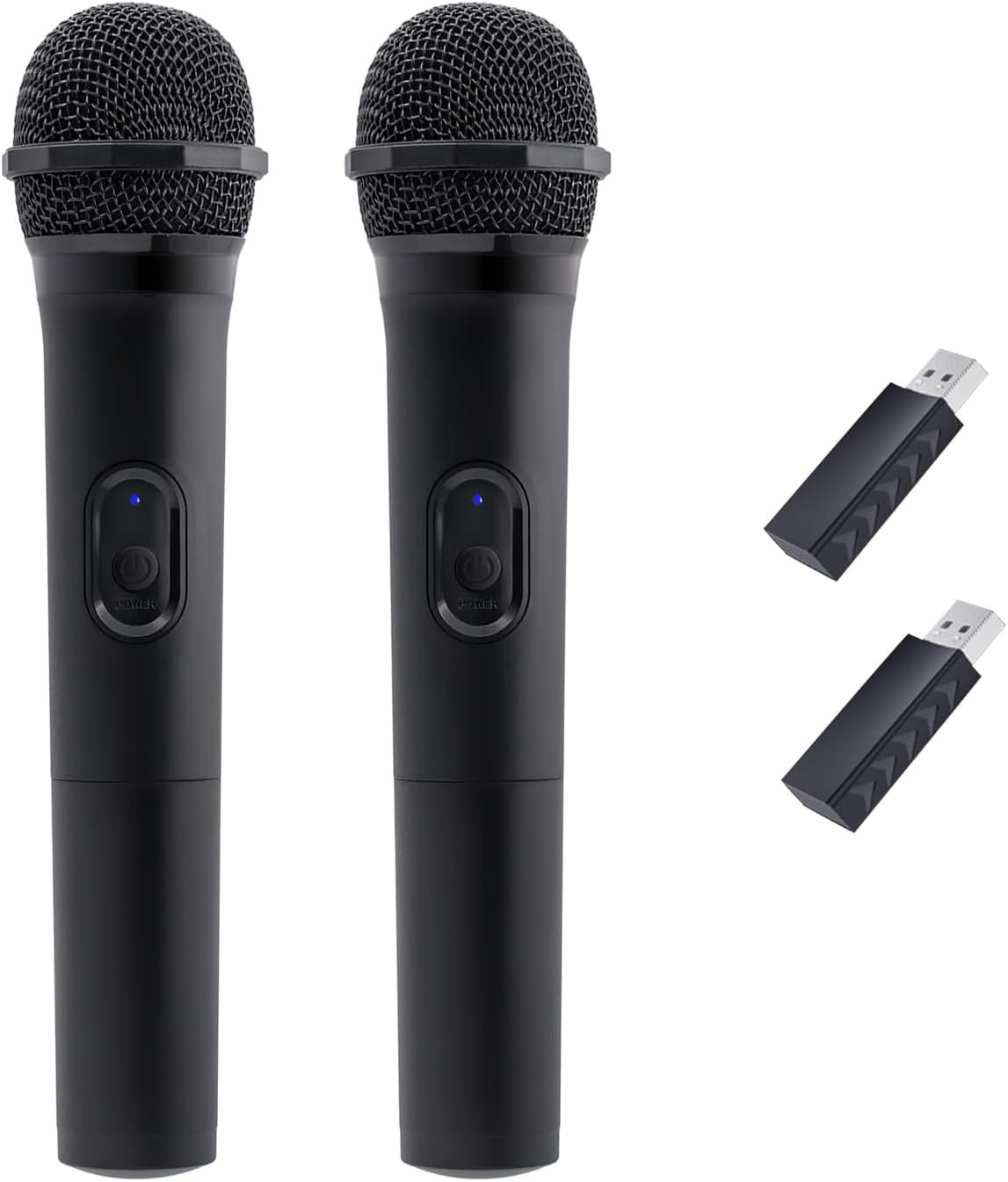 Mcbazel 2 Pack Wireless USB Gaming Microphone Compatible with Xbox Series X/S, PS5, Switch OLED, NS Switch, PC, PS4, PS3, PS2, Xbox One X/S, Xbox One, Xbox 360, Wii - Image 2