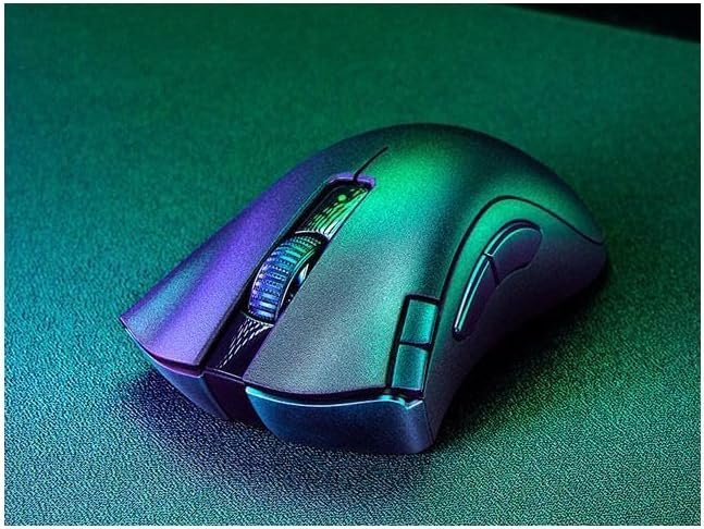 Razer DeathAdder V2 X HyperSpeed: Award-Winning Ergonomic Design - Ultra-Fast Wireless - 235hr Battery Life - 7 Programmable Buttons - Gen 2 Mechanical Switches - 5G 14K DPI Optical Sensor - Image 3
