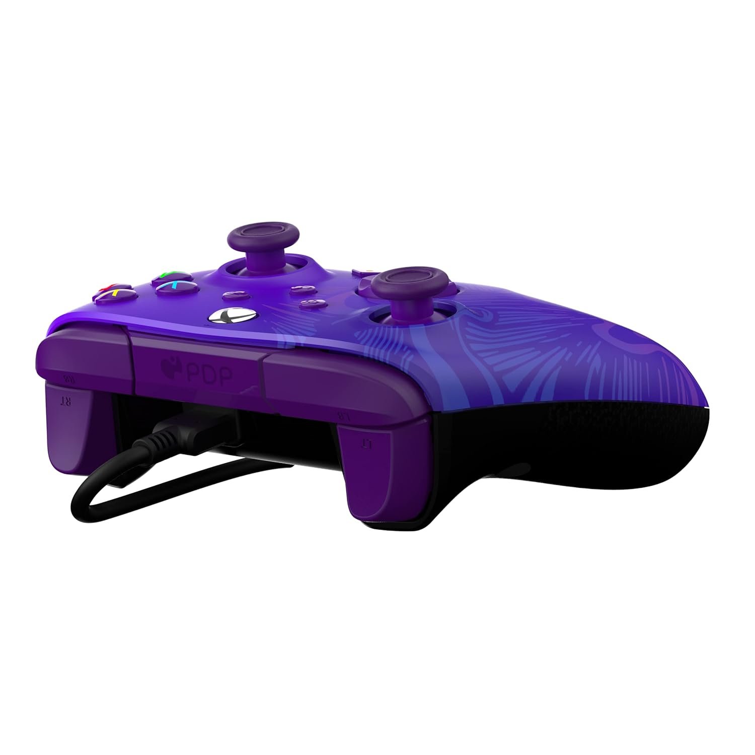 PDP Gaming REMATCH Enhanced Wired Gaming Controller: Licensed Gamepad for Xbox Series X|S, Xbox One, Windows PC, Mappable Back Buttons, Customizable Triggers, Audio Control, Companion App: Purple Fade - Image 11