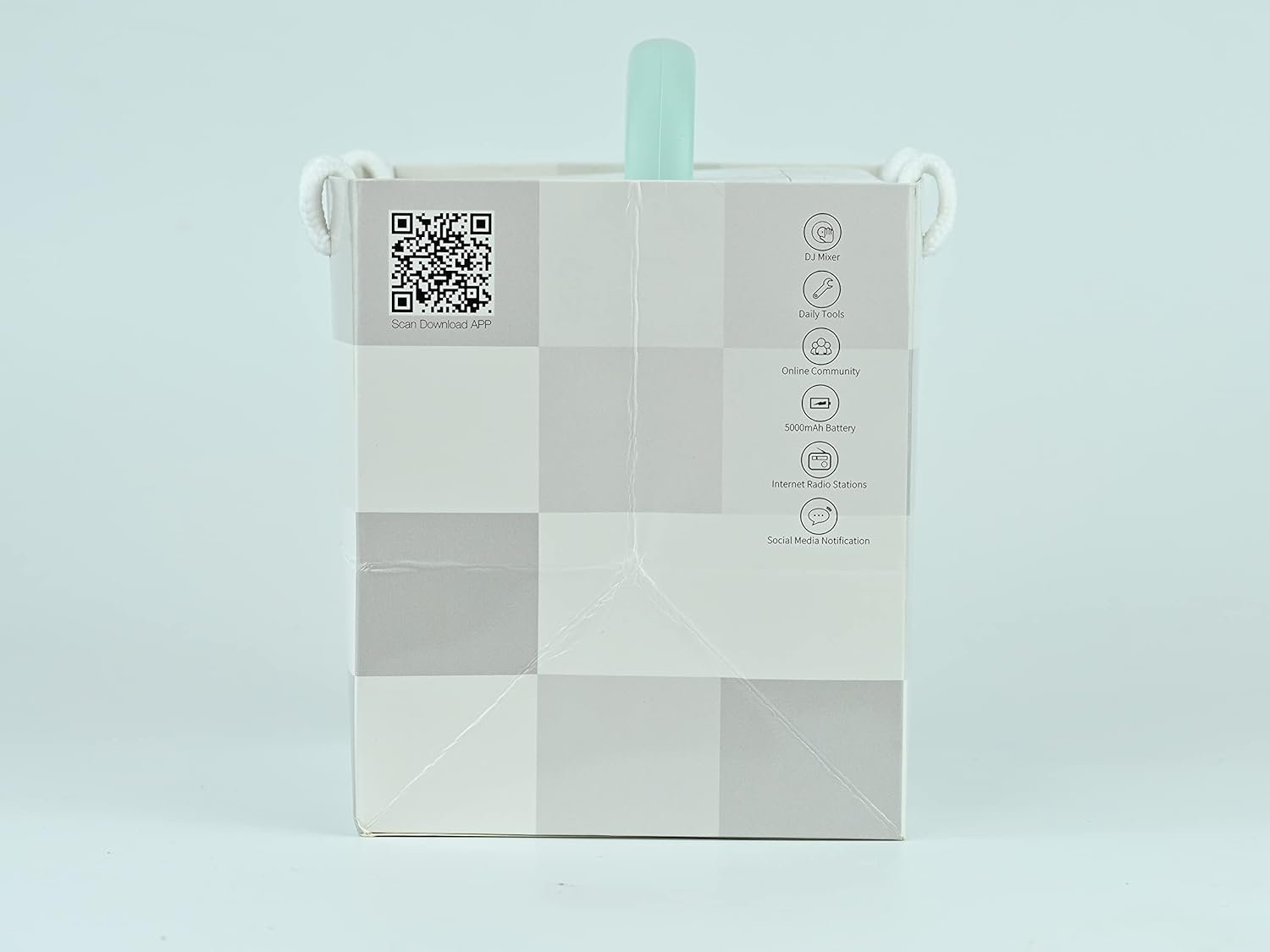 Divoom Ditoo Pixel Art Gaming Portable Bluetooth Speaker with App Controlled 16X16 LED Front Panel, Also a Smart Alarm (White) - Image 11