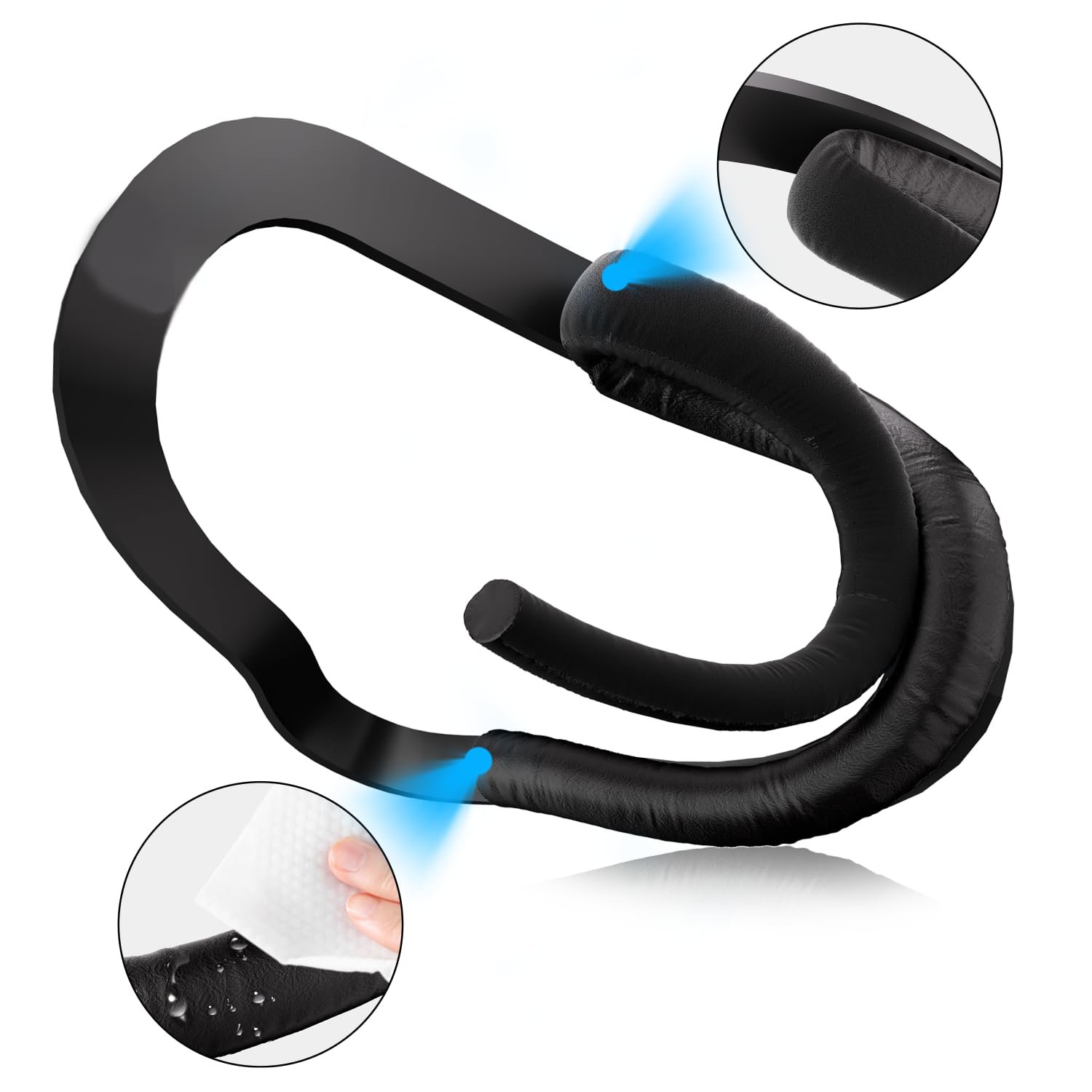 Oculus Quest 2 Face Pad Replacement,VR Accessories for Meta Quest 2, Compatible with Oculus Quest 2 Original Spacer - Image 5