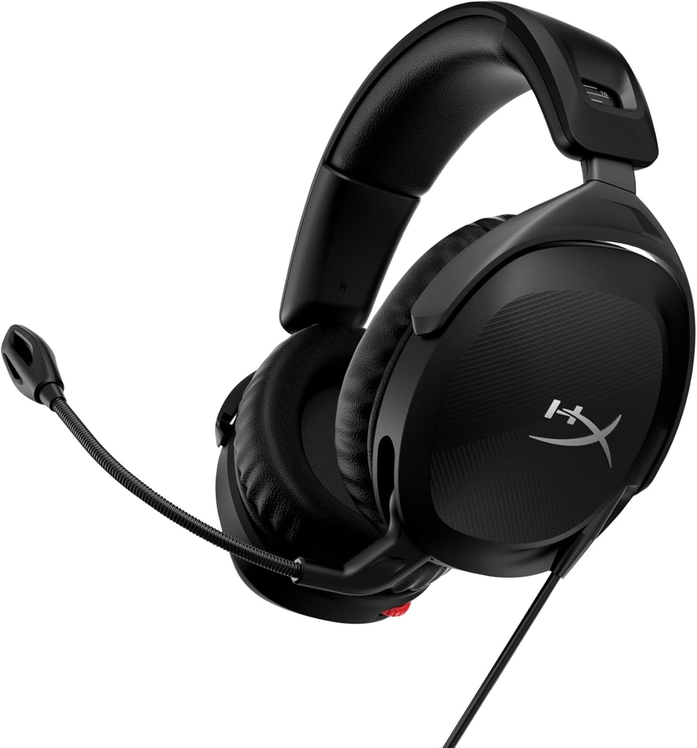 HyperX Cloud Stinger 2 – Gaming Headset, DTS Headphone:X Spatial Audio, Lightweight Over-Ear Headset with mic, Swivel-to-Mute Function, 50mm Drivers, PC Compatible, Black - Image 2