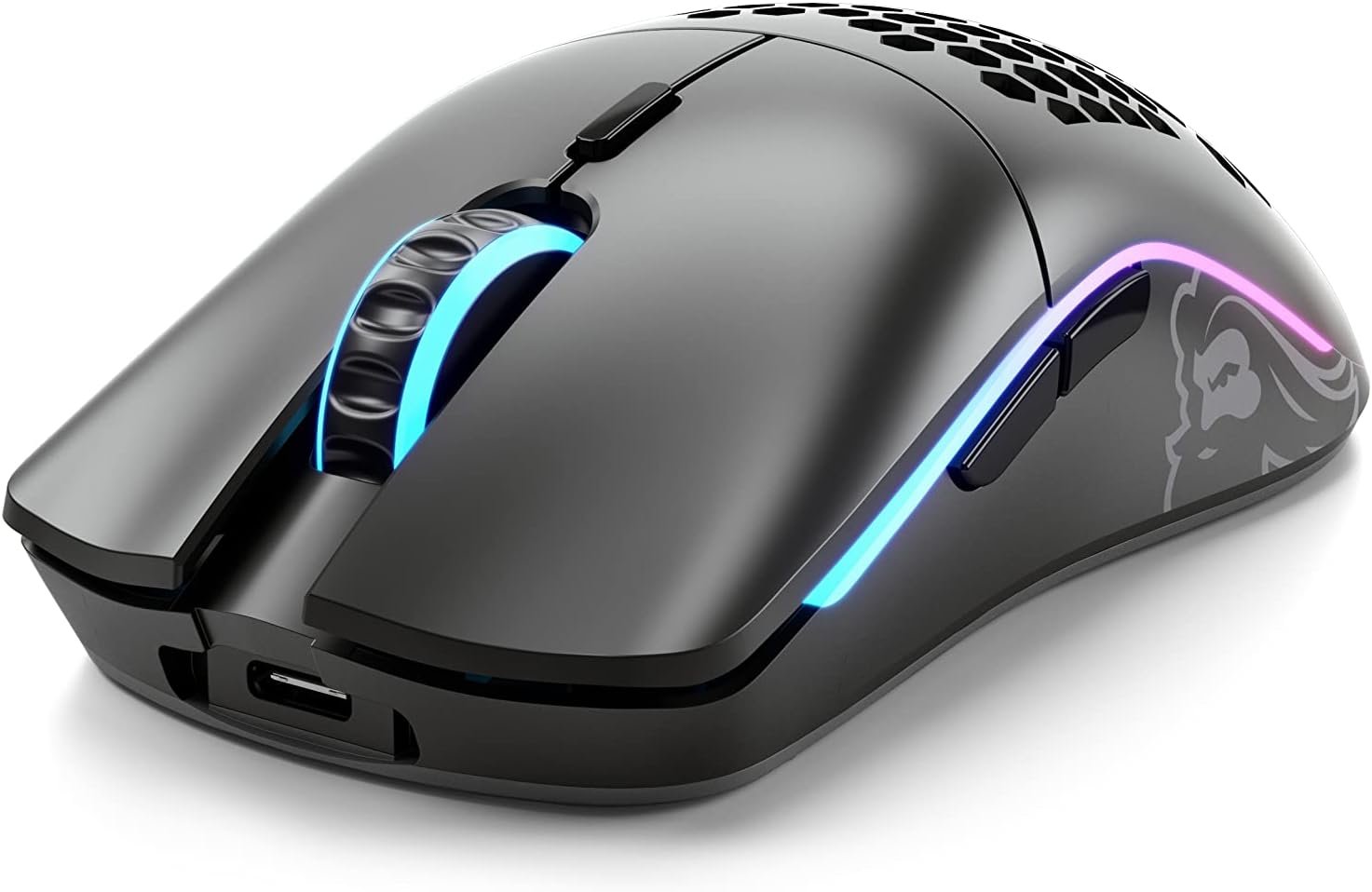 Glorious Model O Wireless Gaming Mouse - Superlight, 69g Honeycomb Design, RGB, Ambidextrous, Lag Free 2.4GHz Wireless, Up to 71 Hours Battery - Matte Black - Image 3
