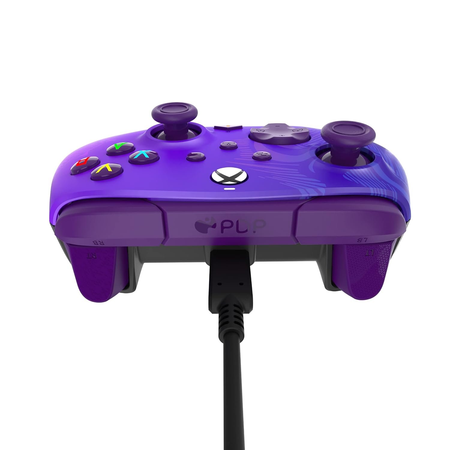 PDP Gaming REMATCH Enhanced Wired Gaming Controller: Licensed Gamepad for Xbox Series X|S, Xbox One, Windows PC, Mappable Back Buttons, Customizable Triggers, Audio Control, Companion App: Purple Fade - Image 14