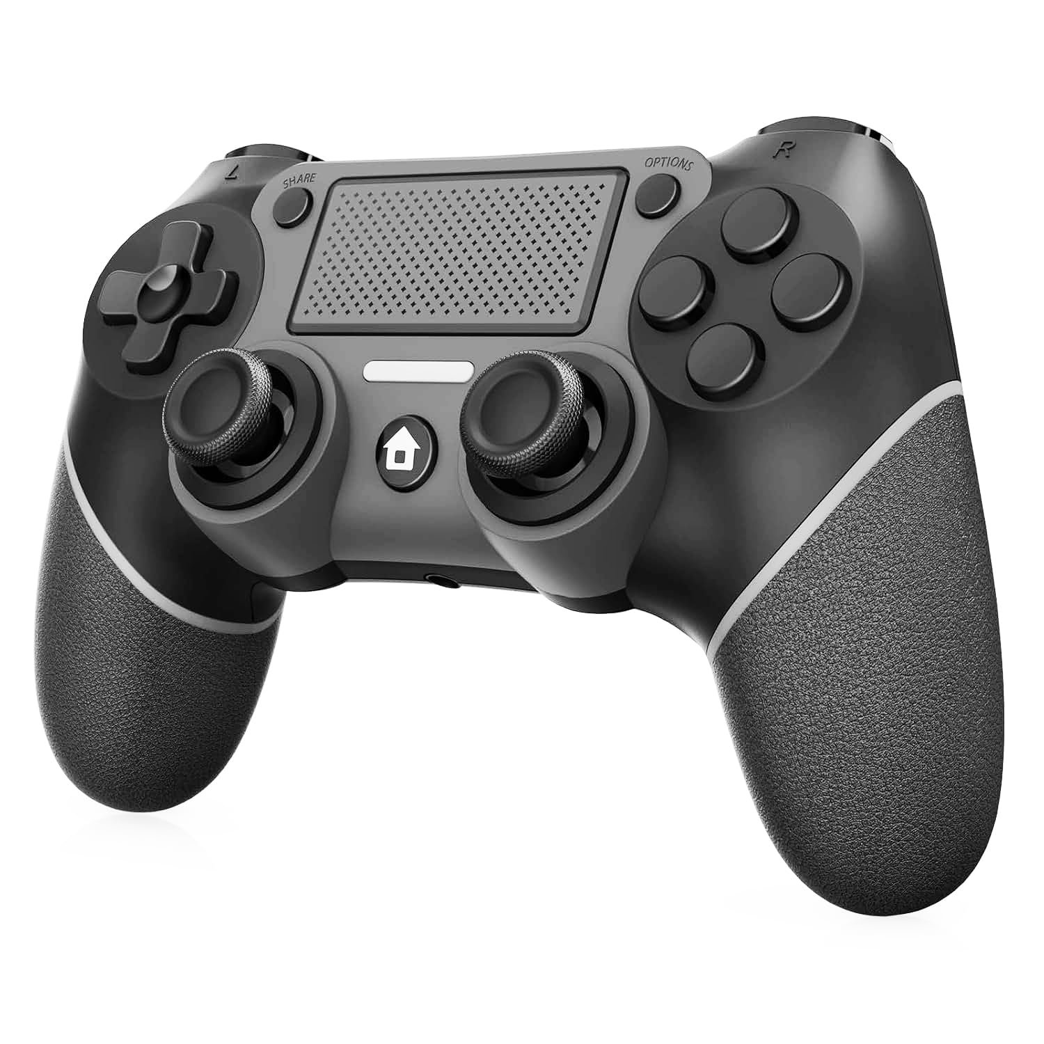 Wireless Controller For PS4, Black ps4 controller with Dual Vibration/ 6-Axis Motion Sensor/Audio Jack/Touch Pad/Share Button, Recharge Controller For PC, P-4 Accessories Perfect Adaptive Full Version 4/4 Pro/Slim. - Image 2