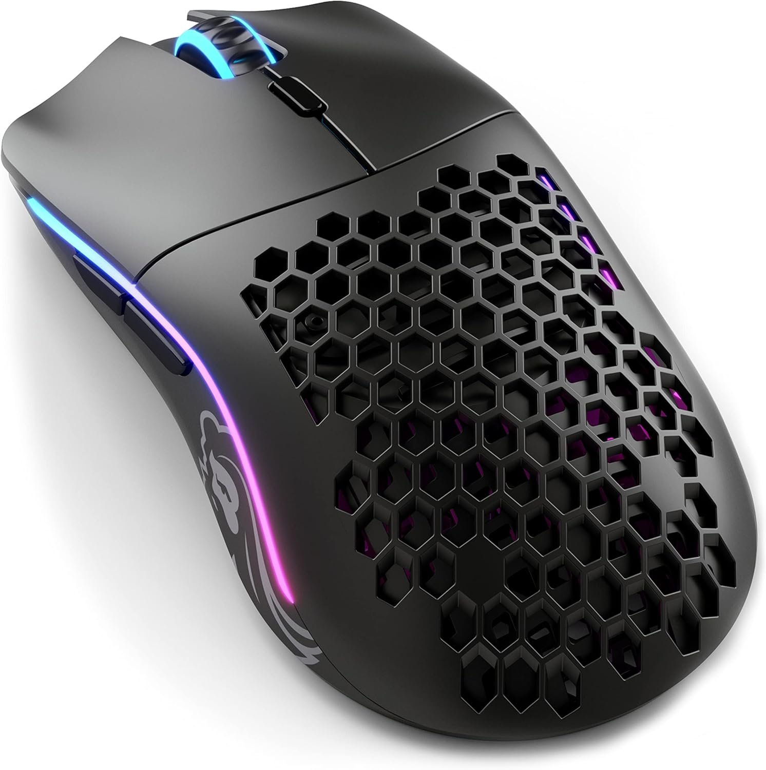 Glorious Model O Wireless Gaming Mouse - Superlight, 69g Honeycomb Design, RGB, Ambidextrous, Lag Free 2.4GHz Wireless, Up to 71 Hours Battery - Matte Black - Image 2