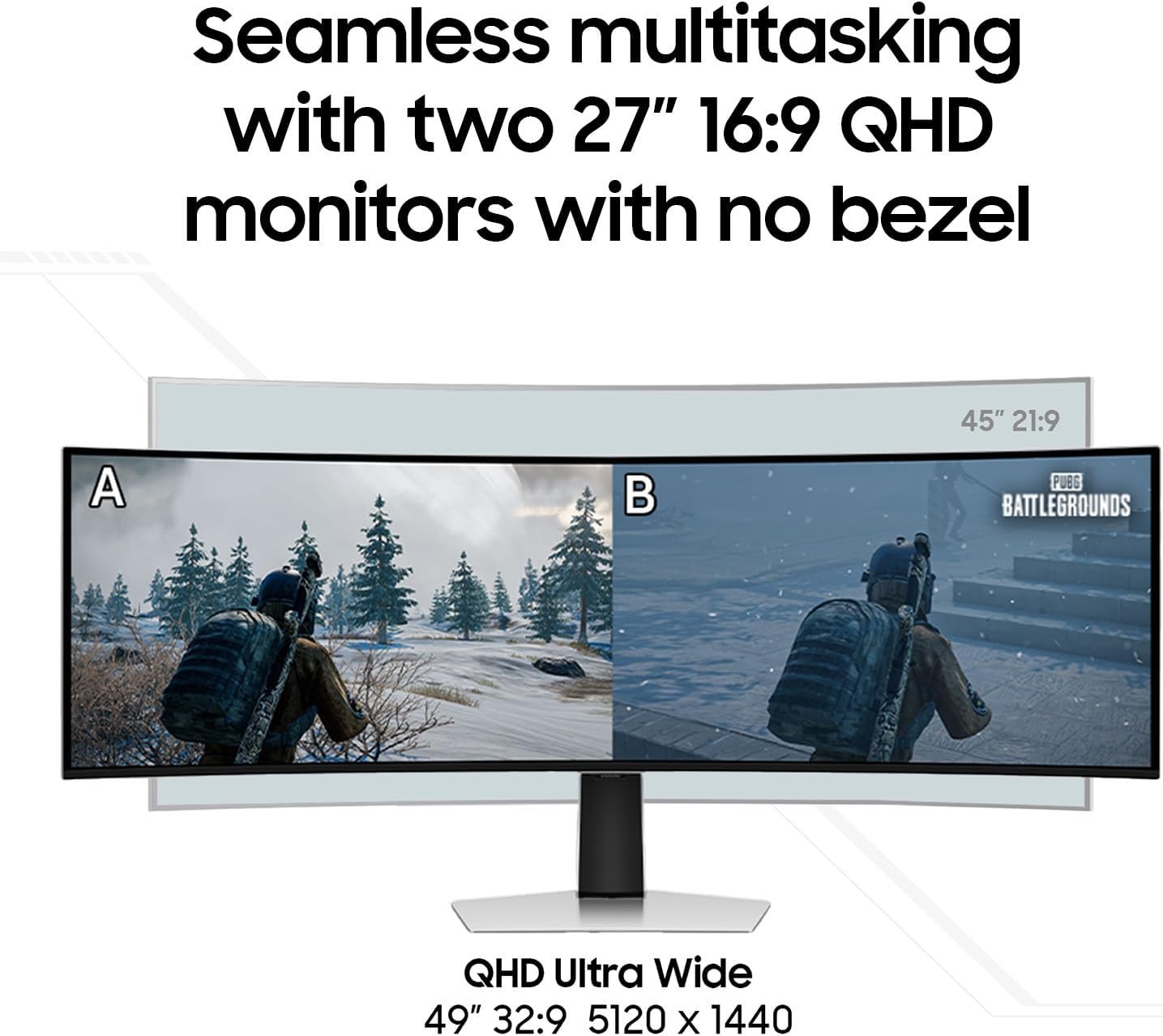 SAMSUNG 49" Odyssey QD-OLED (G93SC) Series Curved Gaming Monitor, 240Hz, 0.03ms,Dual QHD,DisplayHDR True Black 400,AMD FreeSync Premium Pro,Height Adjustable Stand,3 Year Warranty,LS49CG932SNXZA - Image 10