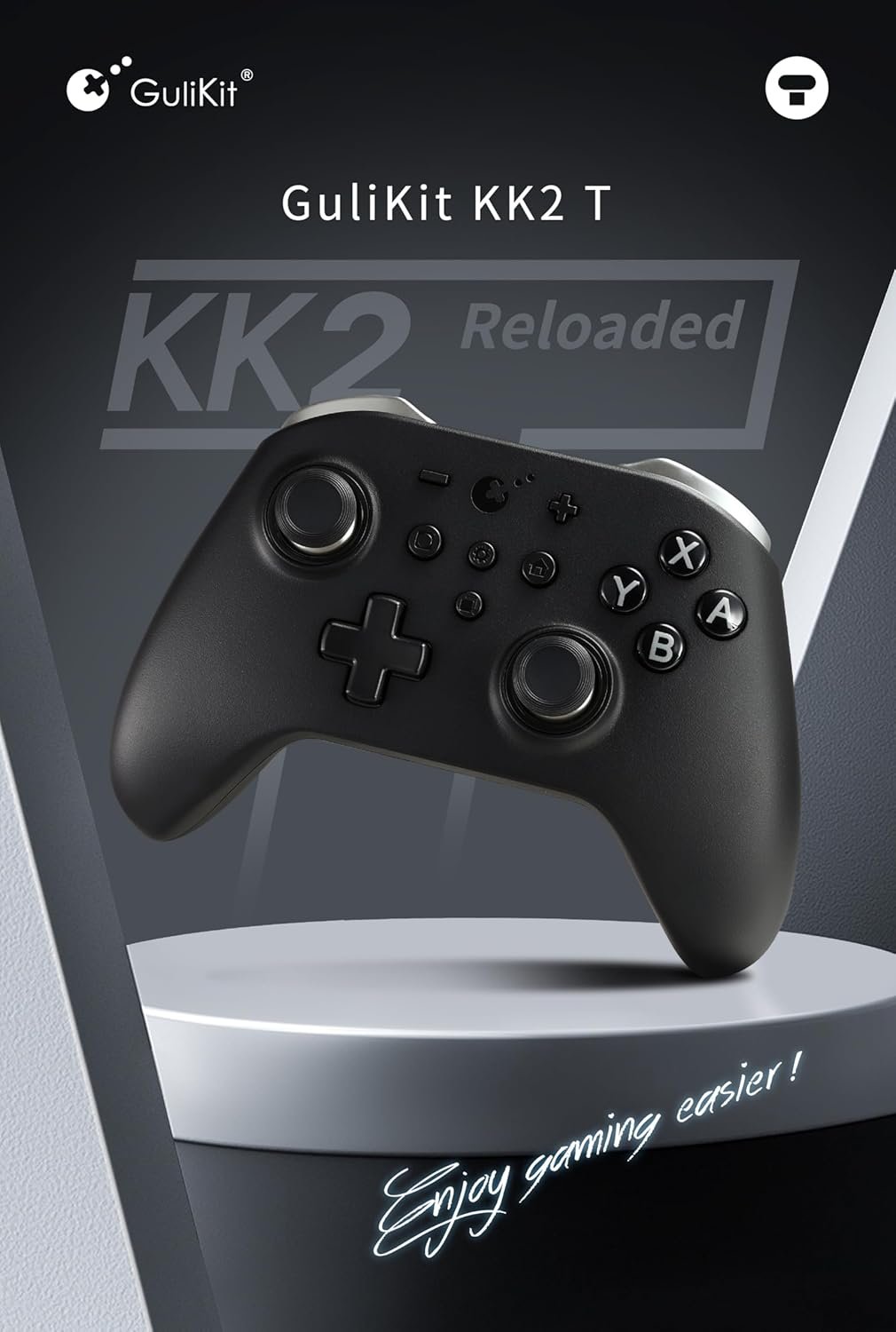 GuliKit KK2 T Wireless Switch Game Controller, Anti-Drift TMR Magnetic Joystick Controllers for PC/Windows/Switch/Steam Deck/iOS/macOs, PC Turbo Controller Six-axis Gyroscope, APG, Protective Case - Image 10