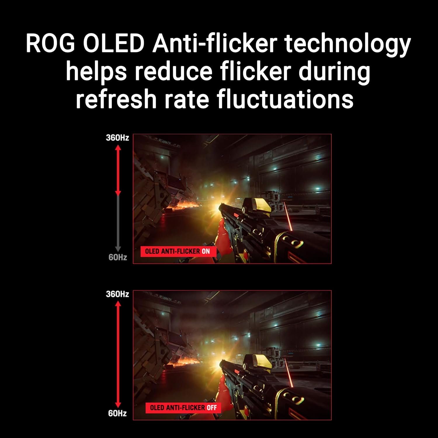 ASUS ROG Strix 27” 1440P QD-OLED Gaming Monitor (XG27ACDNG) -QHD (2560x1440), 360Hz, 0.03ms, Custom Heatsink, OLED Care+, G-SYNC Compatible, 99% DCI-P3, DisplayWidget, AI Gaming, 3yr Warranty - Image 5