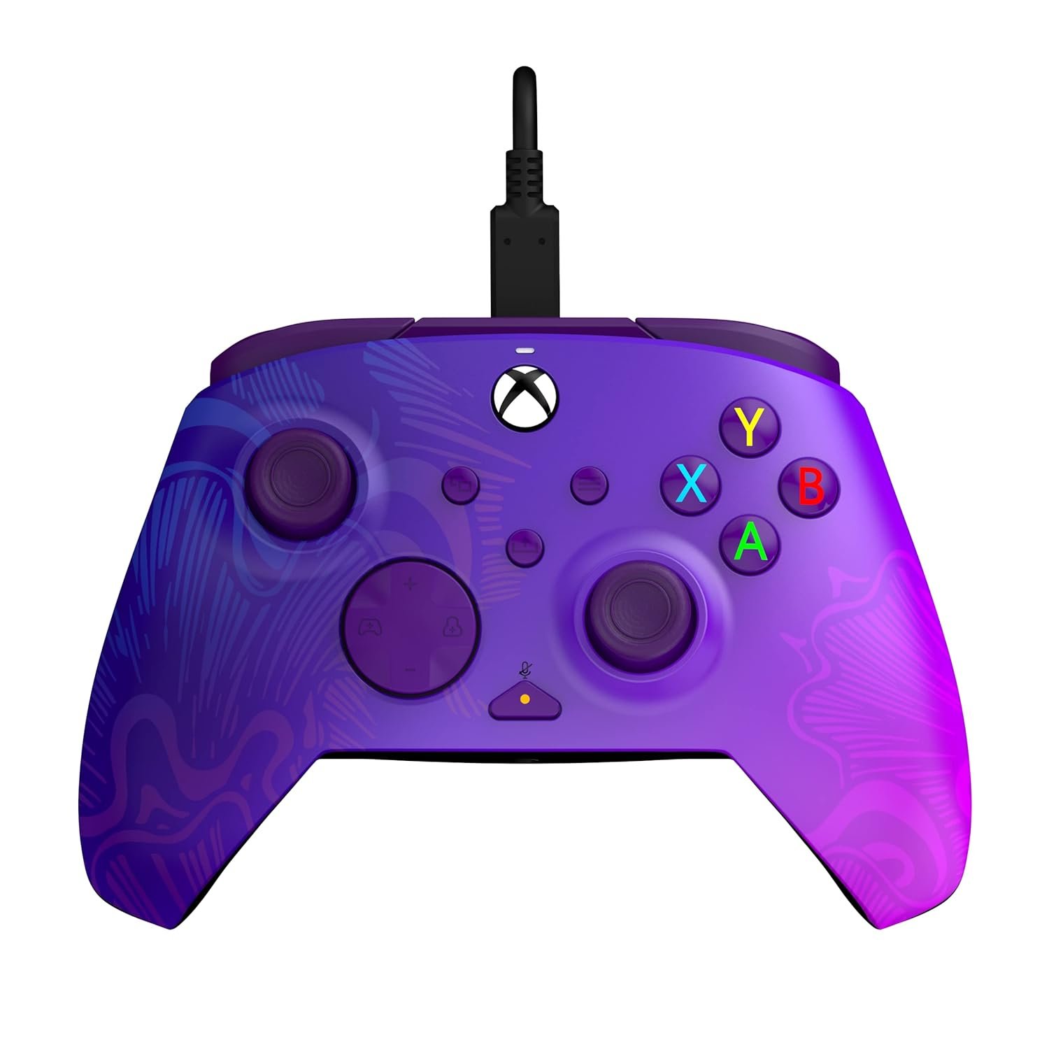 PDP Gaming REMATCH Enhanced Wired Gaming Controller: Licensed Gamepad for Xbox Series X|S, Xbox One, Windows PC, Mappable Back Buttons, Customizable Triggers, Audio Control, Companion App: Purple Fade - Image 13