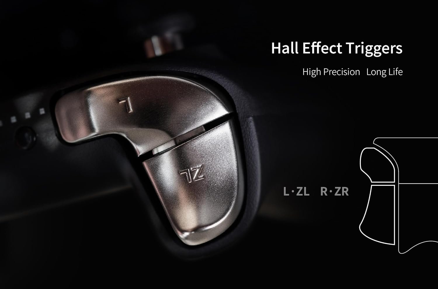 GuliKit KK2 T Wireless Switch Game Controller, Anti-Drift TMR Magnetic Joystick Controllers for PC/Windows/Switch/Steam Deck/iOS/macOs, PC Turbo Controller Six-axis Gyroscope, APG, Protective Case - Image 9