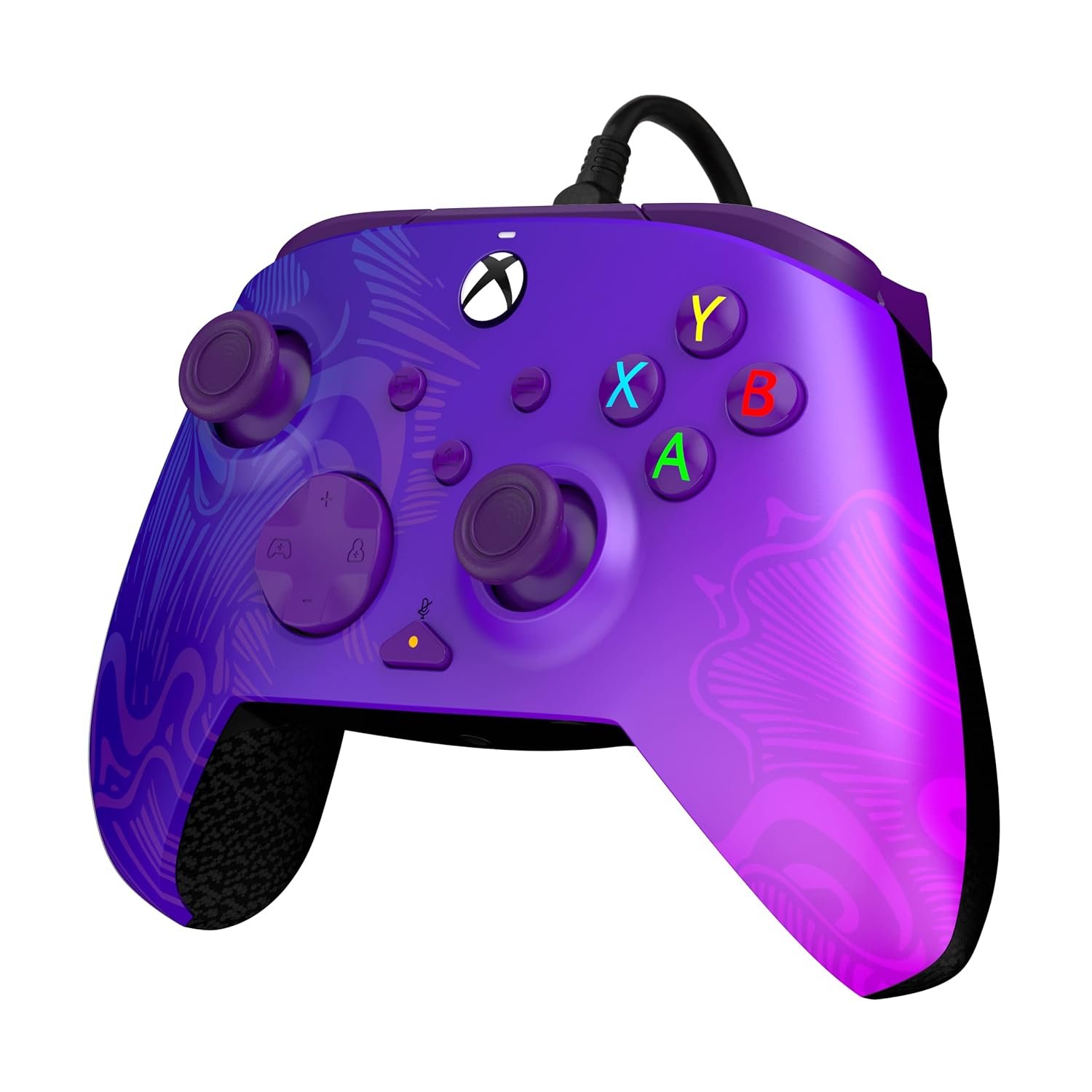 PDP Gaming REMATCH Enhanced Wired Gaming Controller: Licensed Gamepad for Xbox Series X|S, Xbox One, Windows PC, Mappable Back Buttons, Customizable Triggers, Audio Control, Companion App: Purple Fade - Image 9
