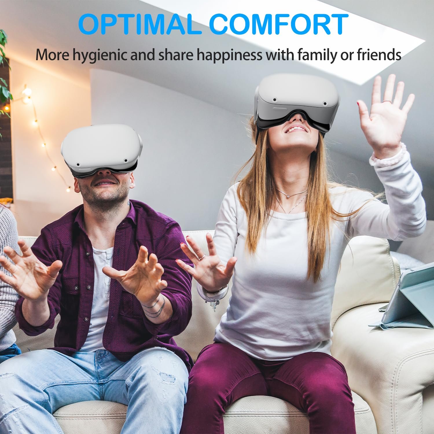 Oculus Quest 2 Face Pad Replacement,VR Accessories for Meta Quest 2, Compatible with Oculus Quest 2 Original Spacer - Image 8