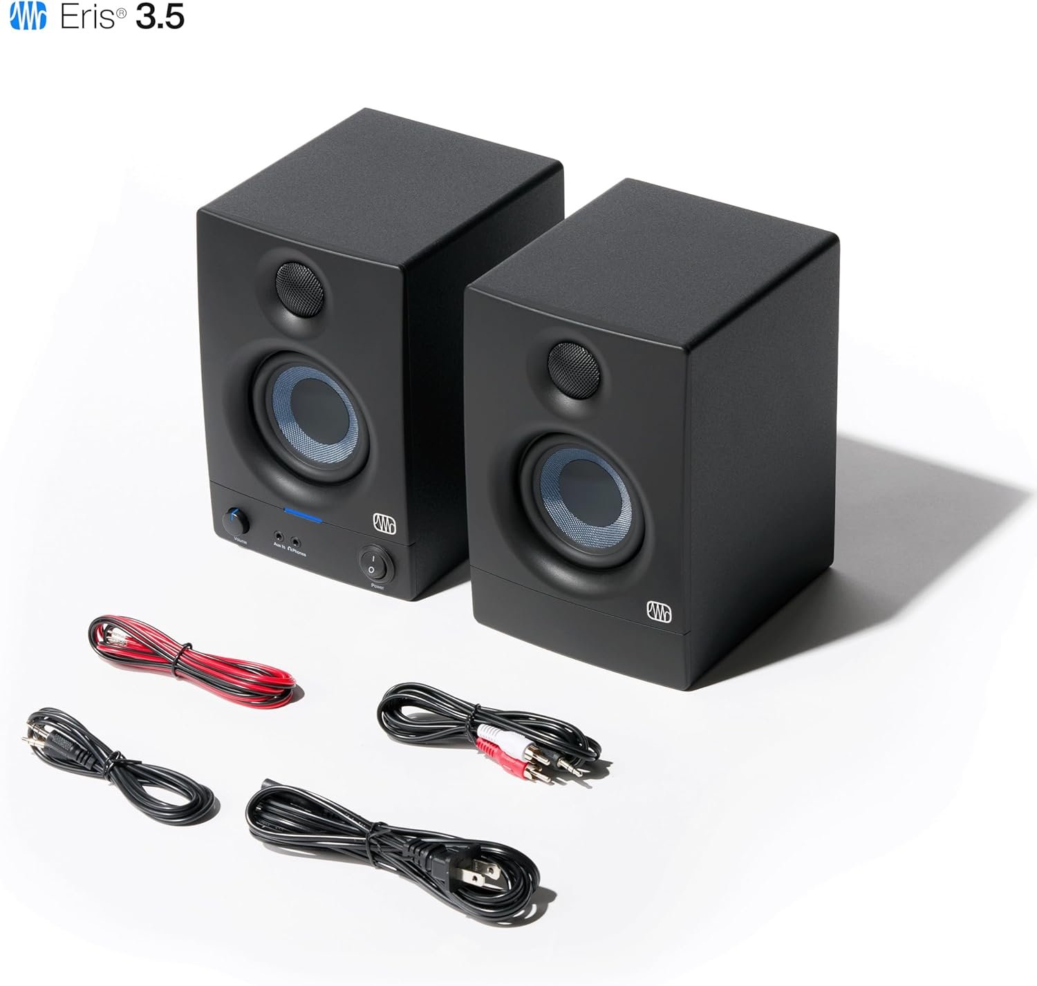 PreSonus Eris 3.5 Studio Monitors, Pair — Powered, Active Monitor Speakers for Near Field Music Production, Desktop Computer, Hi-Fi Audio - Image 8