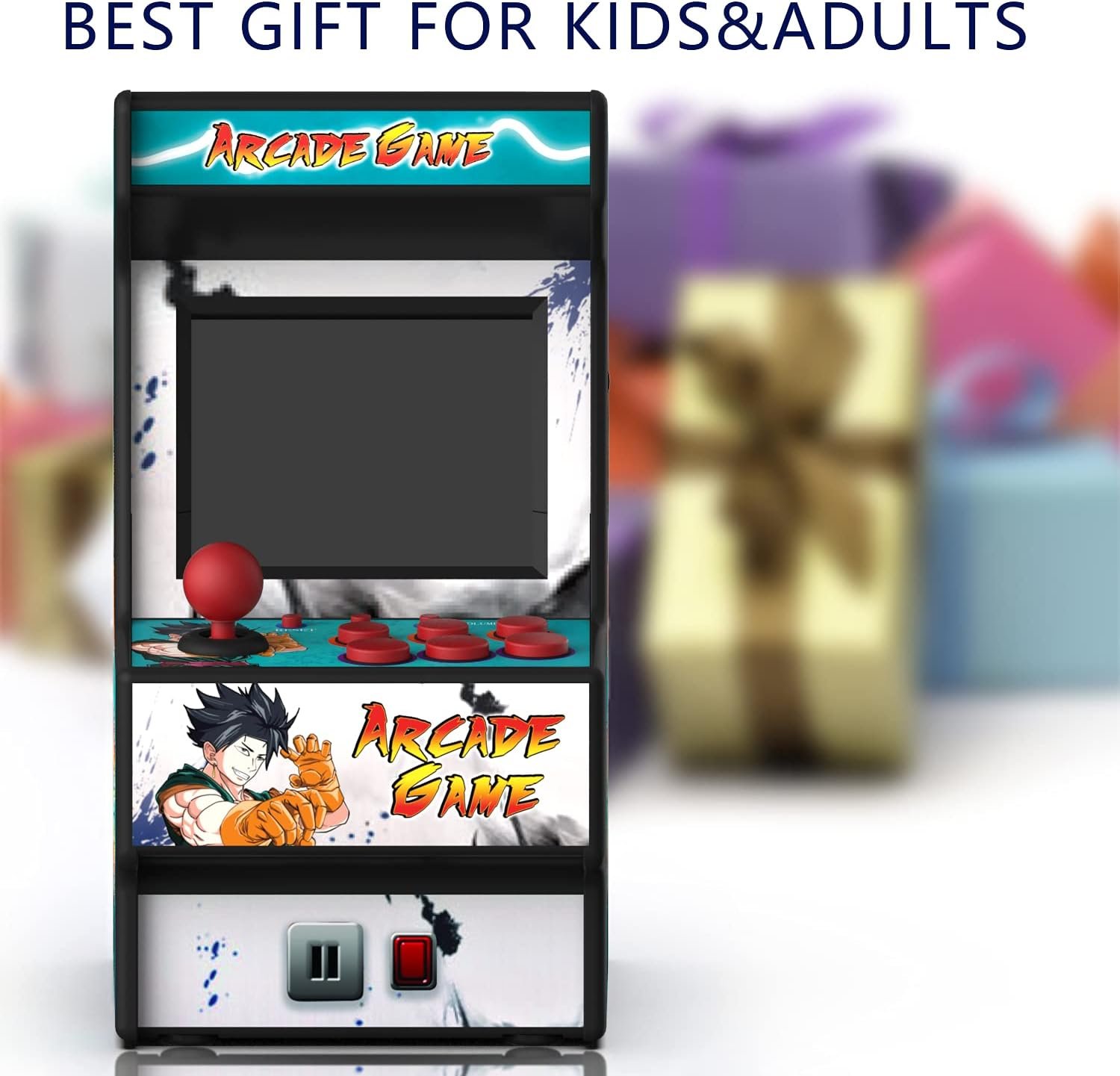 Retro Mini Arcade Machine, Handheld Game Console with 156 Classic Video Games 2.8 Inch Color Display Rechargeable Battery, Support for TV Output, Birthday Present for Children - Image 8