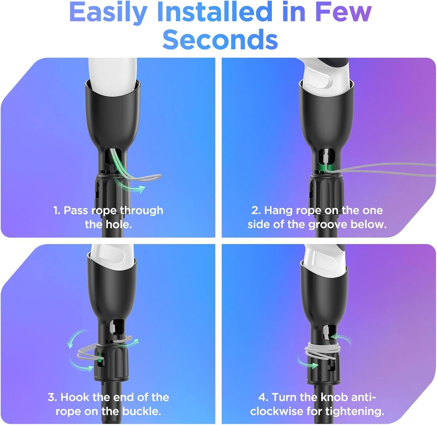 YOGES VR Golf Club Handle Compatible with Oculus-Quest 2-Accessories, Virtual Reality Baseball Controller Attachment, Simulator Real Golf Game Bat Adapter for Golf+, Walkabout Mini Golf, Golf5eclub - Image 8