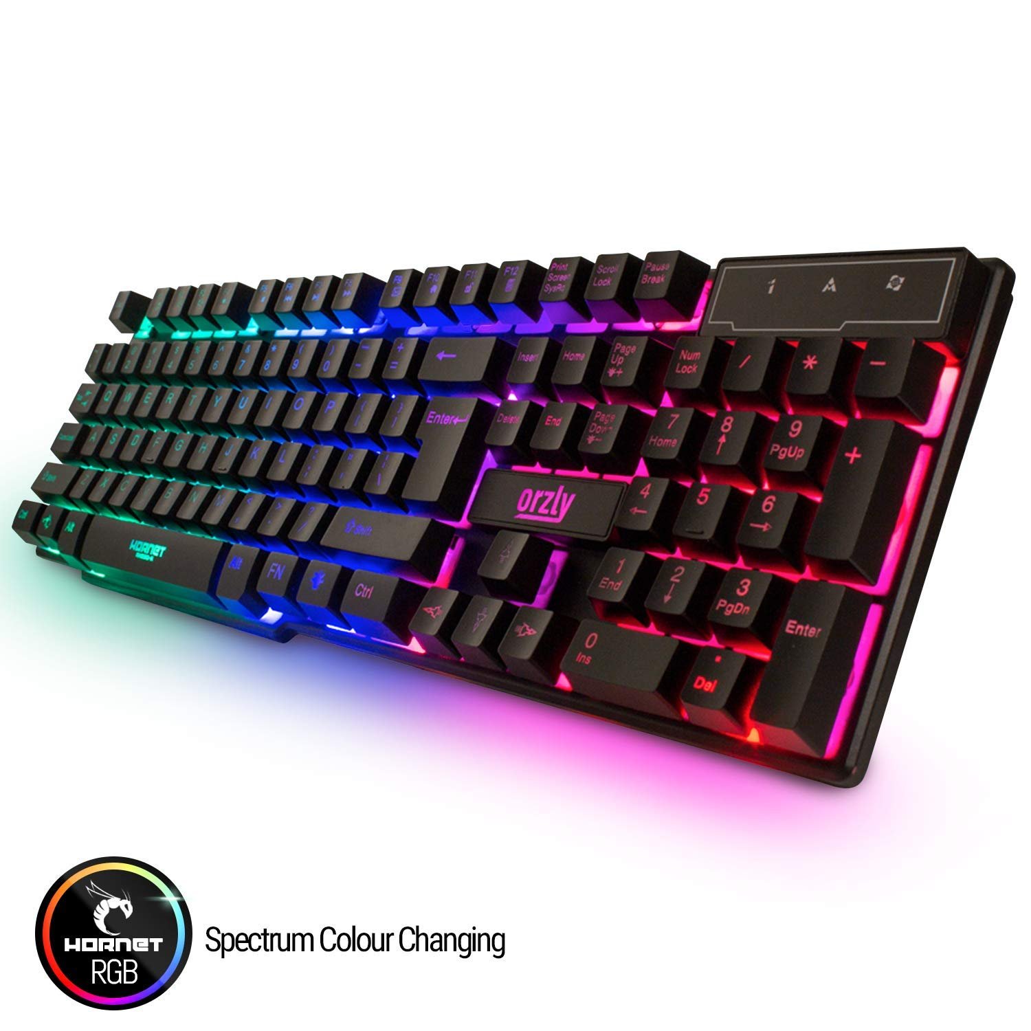 Gaming Keyboard and Mouse and Mouse pad and Gaming Headset, Wired LED RGB Backlight Bundle for PC Gamers and Xbox and PS4 Users - 4 in 1 Edition Hornet RX-250 - Image 4
