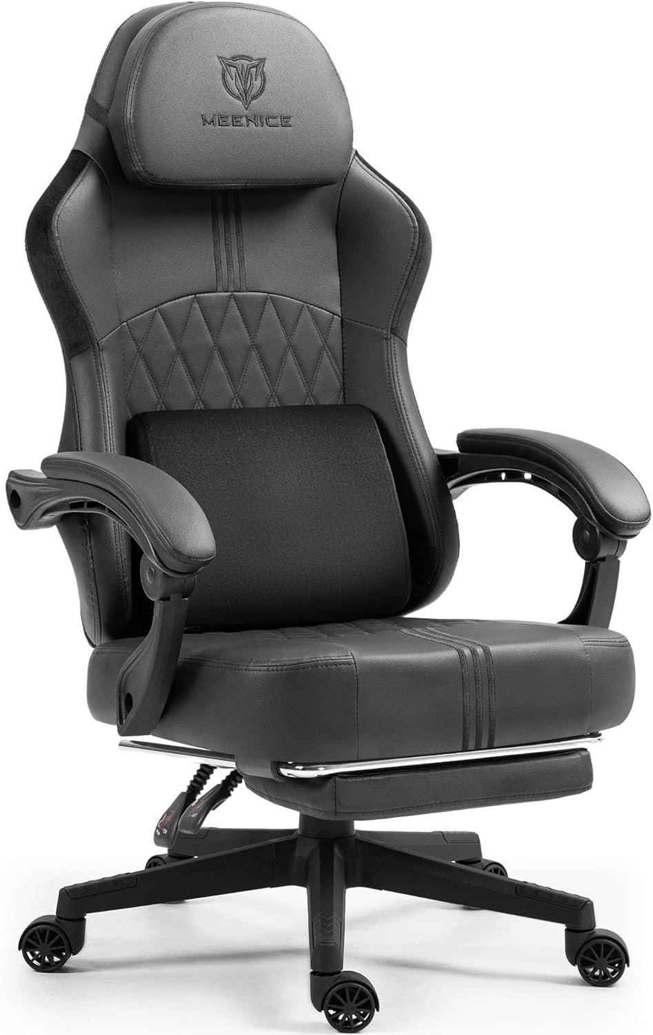 Gaming Chair Ergonomic High Back with Pocket Spring Cushion & Breathable Leather, Cooling Gel Massage Lumbar Support, Adjustable Office Computer Chair for Adults, Heavy Duty 300LBS Capacity - Image 2