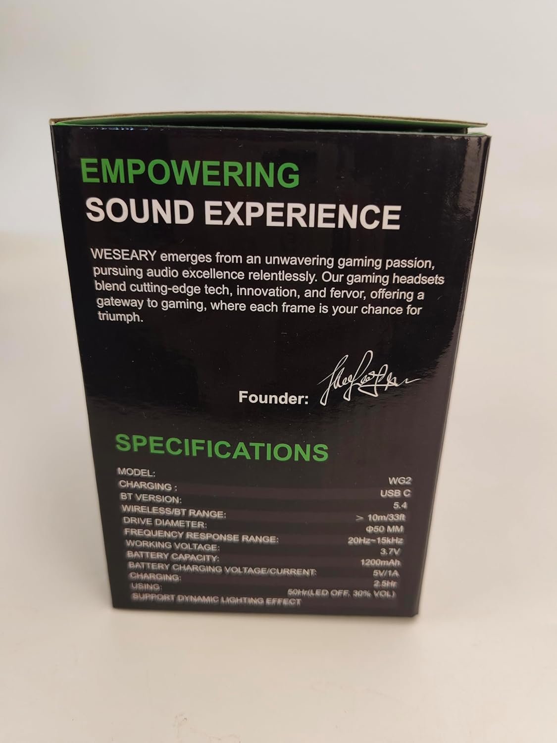 WG2 Wireless Gaming Headsets with Microphone for PS5, PS4, PC, Switch, Mac, Crystal Stereo Bluetooth Headphones, Wireless Headset 2.4GHz with Lossless Audio, 50 Hr Battery, Cool LED - Image 13