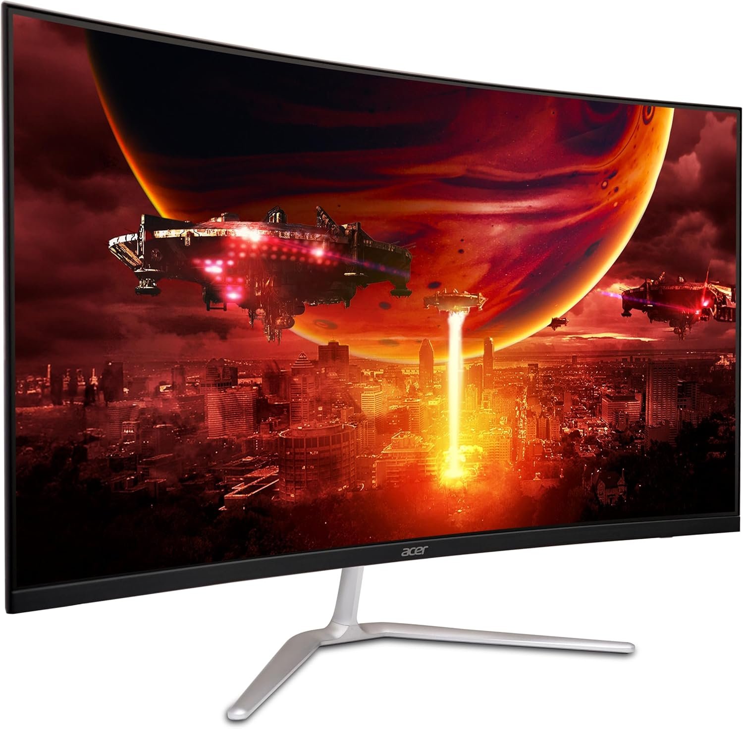 Acer Nitro 31.5" FHD 1920 x 1080 1500R Curved PC Gaming Monitor | AMD FreeSync™ Premium | Up to 165Hz Refresh | 1ms VRB | VESA Mountable | 1 x Display Port 1.2 & 2 x HDMI 1.4 | EDA320Q PBIIPX - Image 9