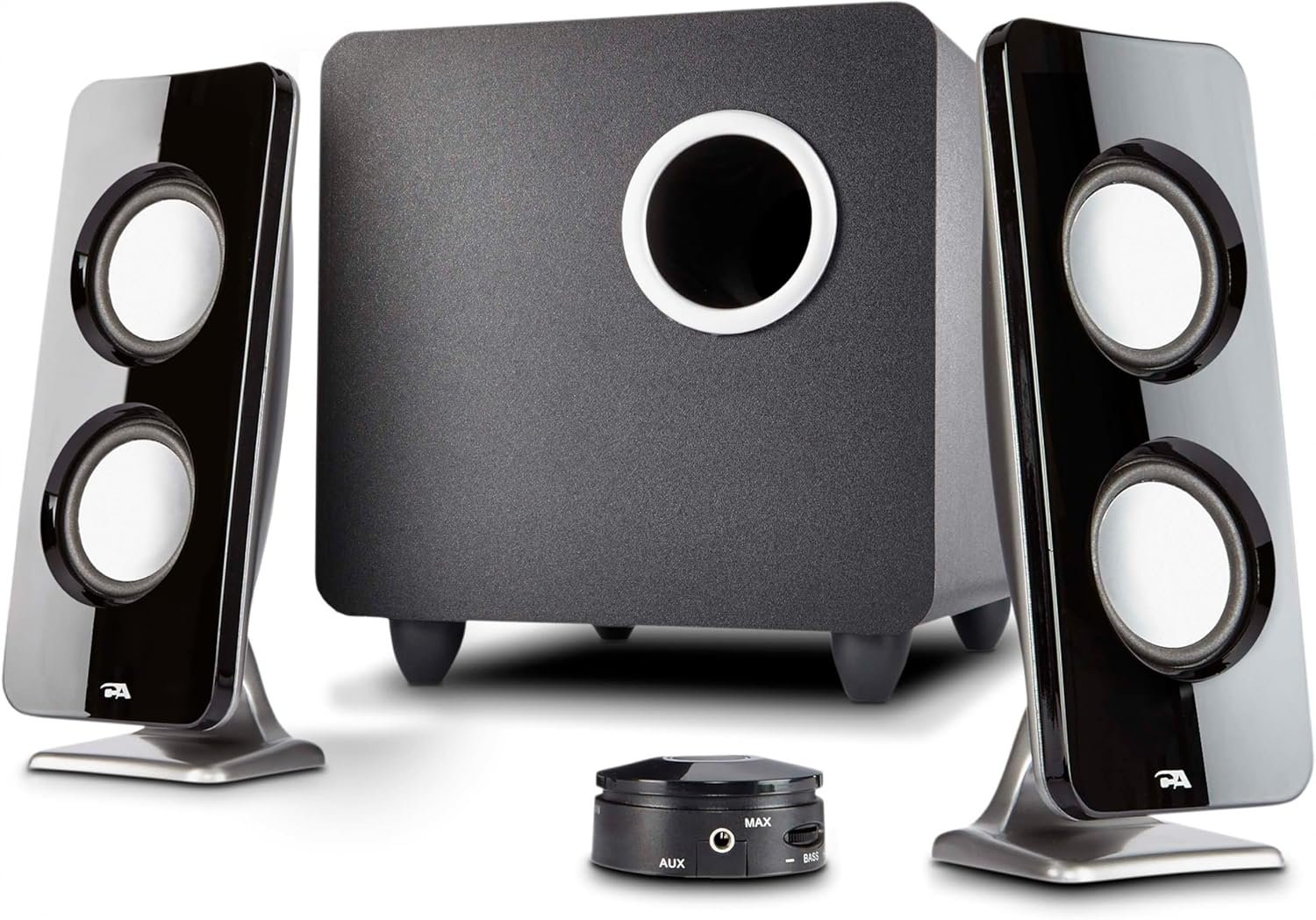 Cyber Acoustics CA-3610 2.1 Multimedia Speaker System with Subwoofer, Perfect Computer Speakers for PC or Mac, Great for Music, Movies, and Gaming - Image 2