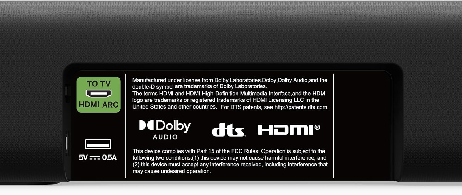 VIZIO V-Series 2.0 Compact Sound Bar with Dolby Audio, DTS:X, Bluetooth V20x-J8 - Image 8