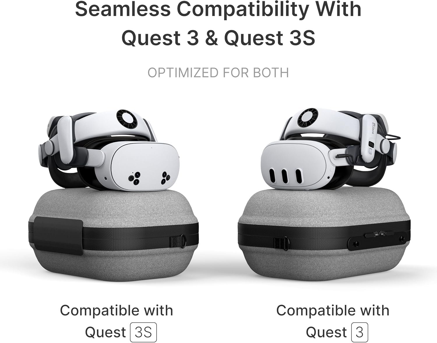 BOBOVR C3 Carrying Case,Three Versatile Modes, Desktop Stand for Tidy Workspace, Compatible with Quest 3/3S - Image 3